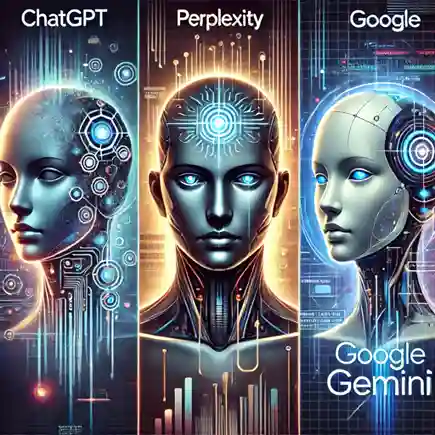 Étude moteurs de recherche IA sources chatGPT Perplexity Gemini sources